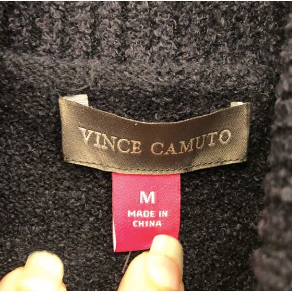 Vince Camuto Soft Striped Turtleneck Sweater Size M - Picture 6 of 7